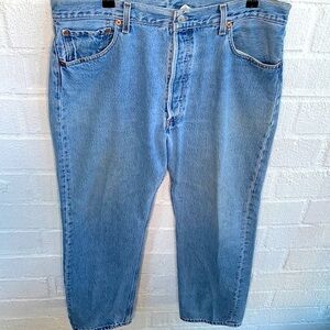 Vintage Levi's 501 Jeans Button Fly 5 Pocket Straight Leg Denim 36 X 30